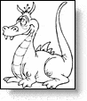 Moms Who Think - Dragon Coloring Pages